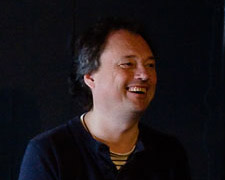 In rehearsal. Photograph by Simon Kane